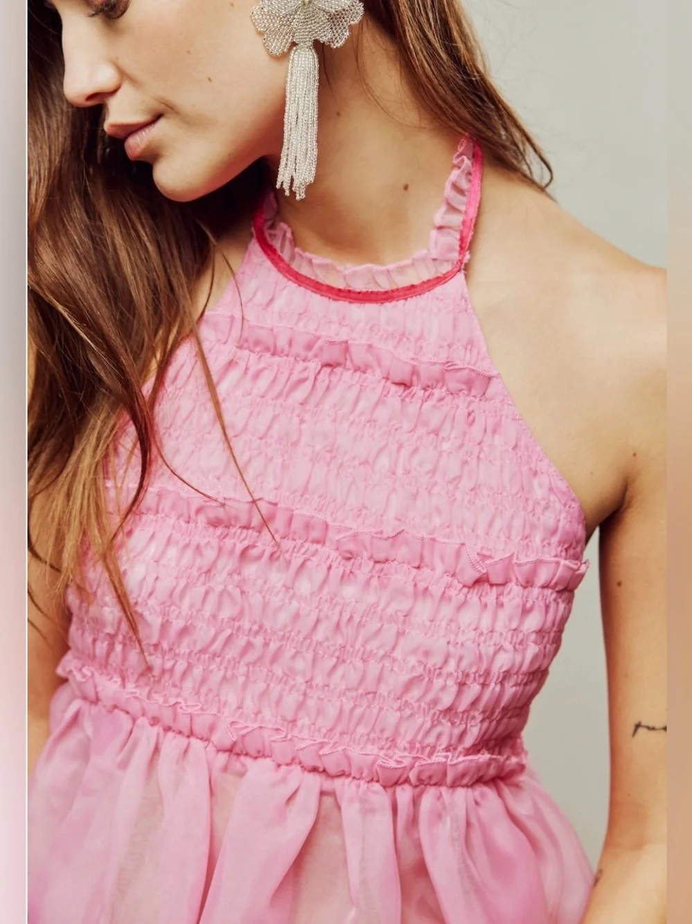 NEW Free People Cupcake Cutie Halter Top Size Medium